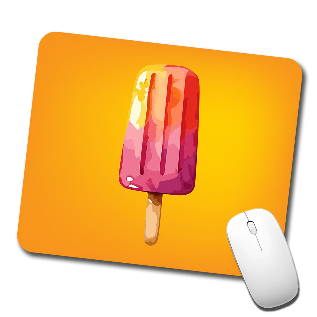 Popsicle Colorful Summer Dessert Low Profile Mouse Pad Mat
