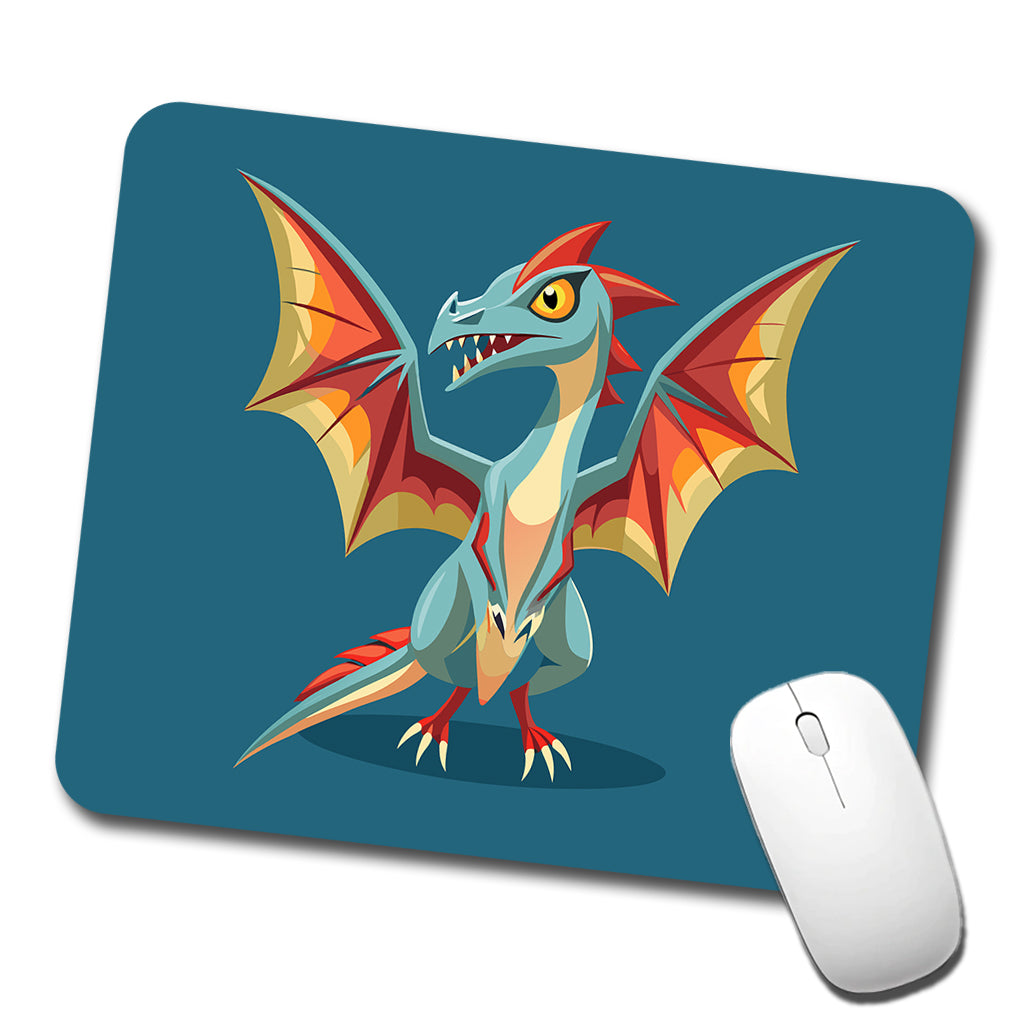Pterodactyl Dinosaur Low Profile Mouse Pad Mat