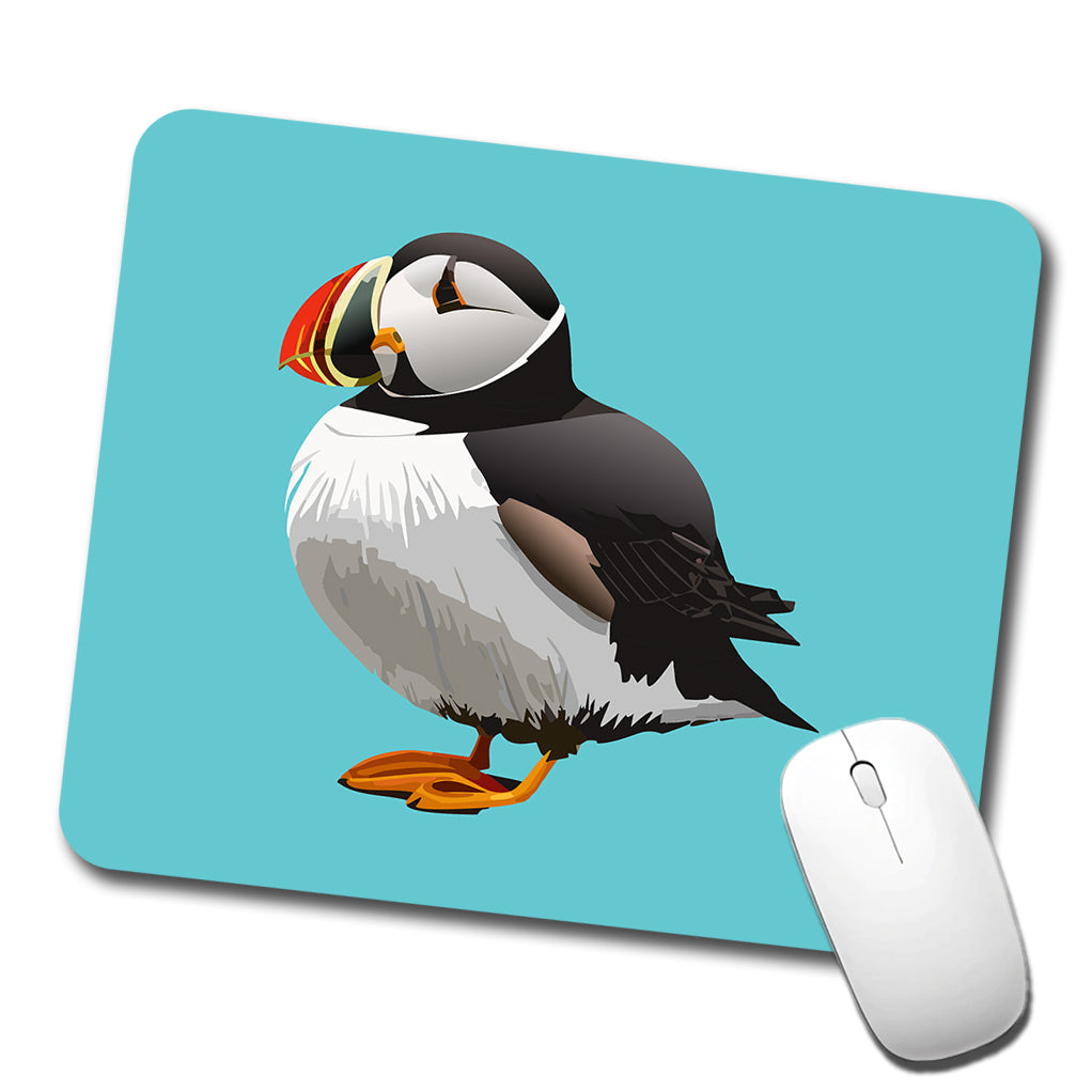 Puffin Seabird Bird Low Profile Mouse Pad Mat