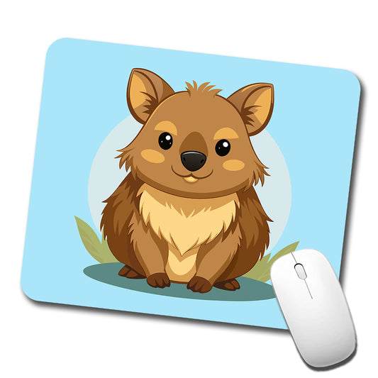 Quokka Cute Australian Animal Low Profile Mouse Pad Mat