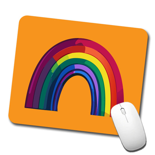Rainbow Pride Gay LGBTQ Low Profile Mouse Pad Mat