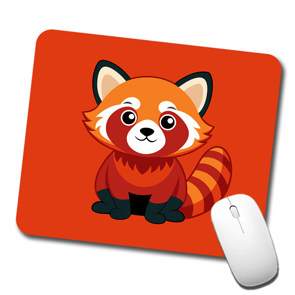 Red Panda Cute Low Profile Mouse Pad Mat