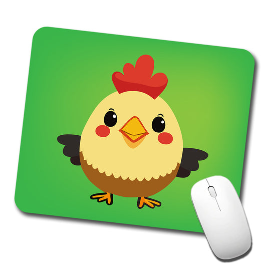 Rooster Chicken Sweet Baby Low Profile Mouse Pad Mat