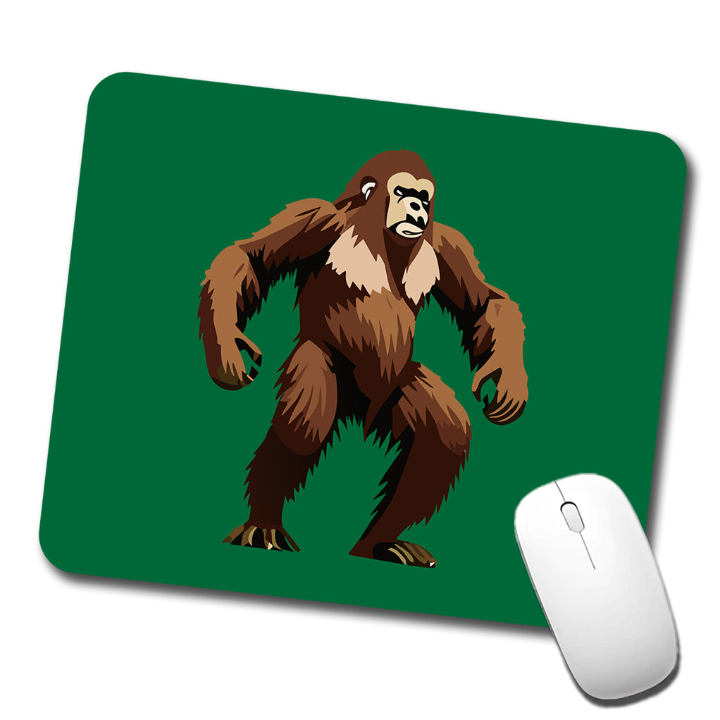 Sasquatch Bigfoot Standing Low Profile Mouse Pad Mat