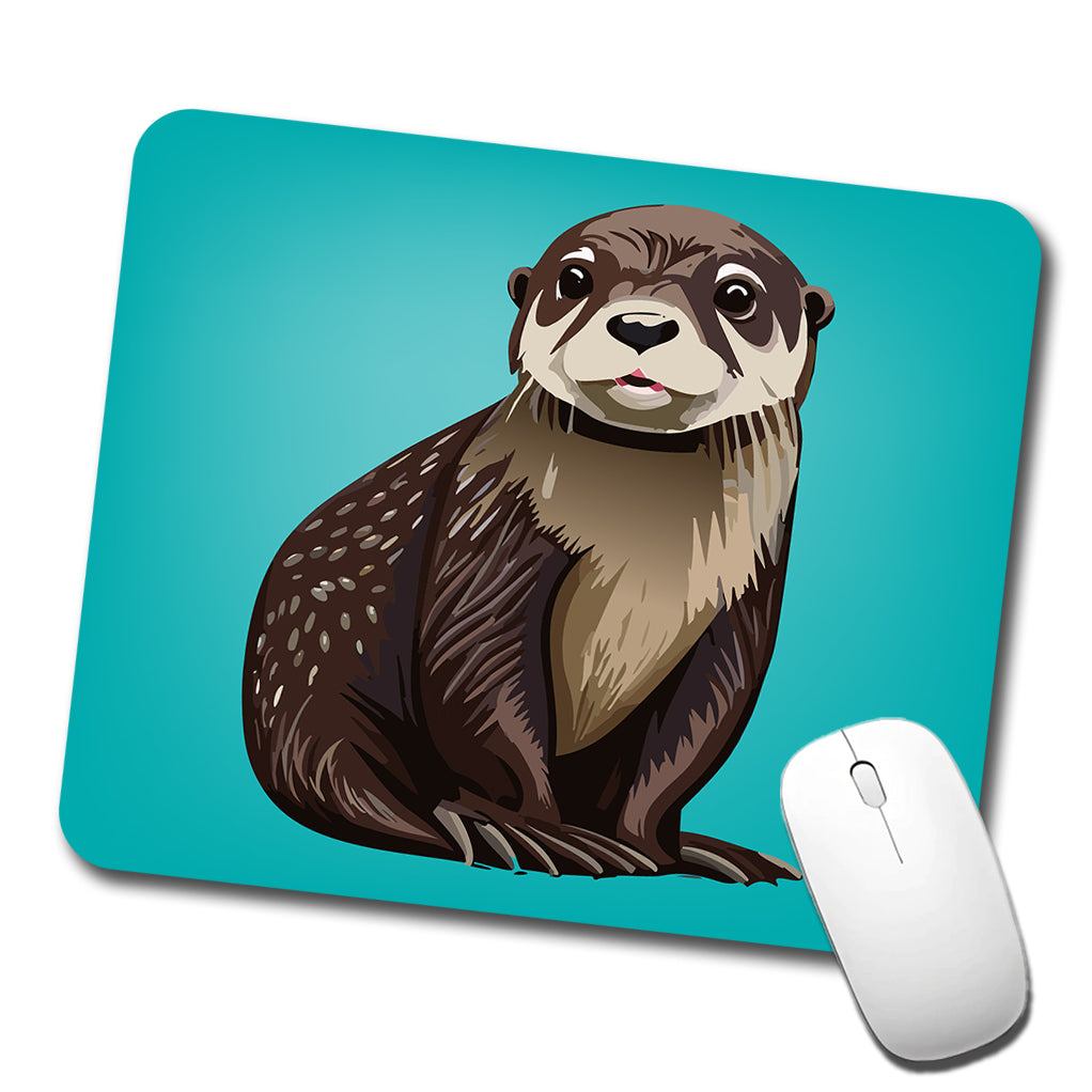 Sea Otter Cute Ocean Animal Low Profile Mouse Pad Mat