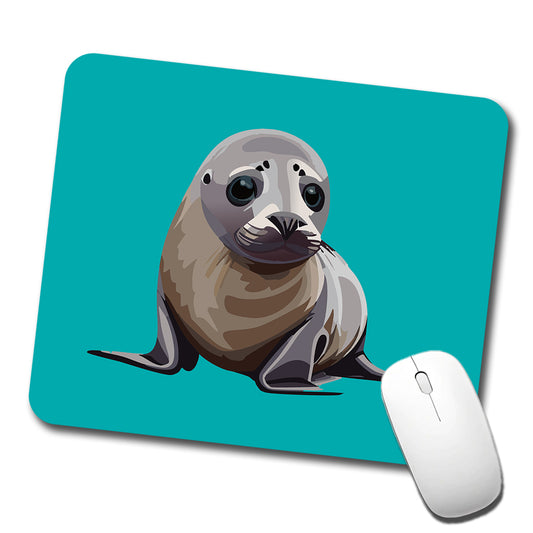 Seal Ocean Animal Cute Low Profile Mouse Pad Mat