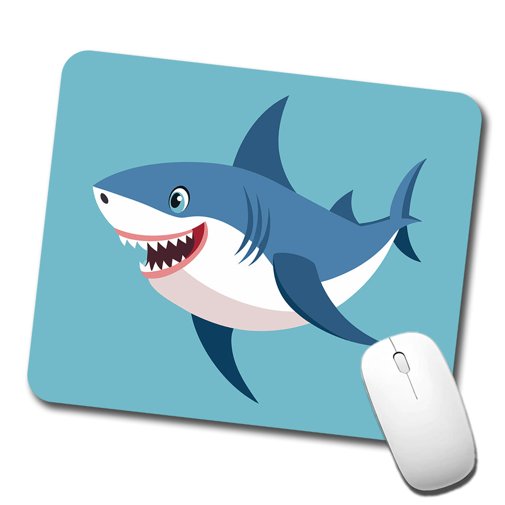 Shark Smiling Low Profile Mouse Pad Mat