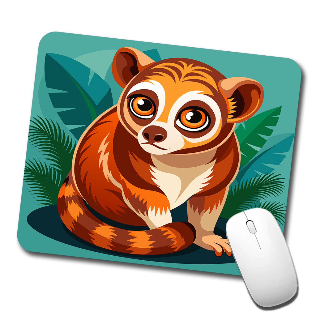 Slow Loris Cute Low Profile Mouse Pad Mat