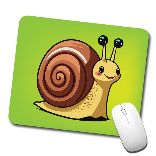 Snail Smiling Low Profile Mouse Pad Mat