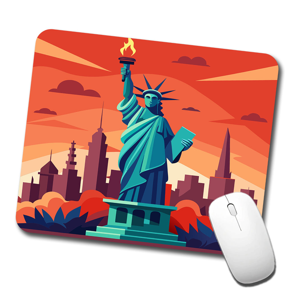 Statue of Liberty Low Profile Mouse Pad Mat