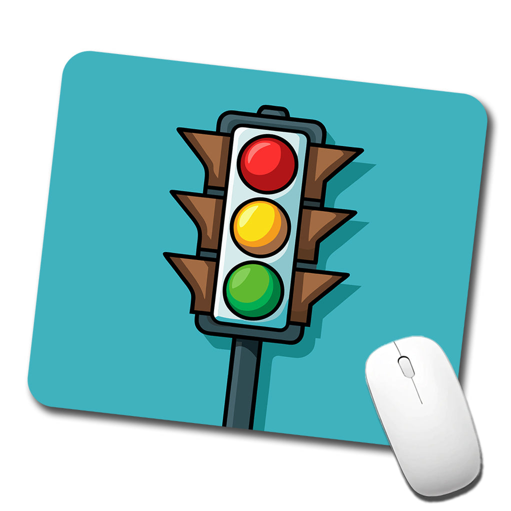 Stop Light Colorful Low Profile Mouse Pad Mat