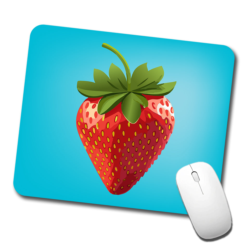 Strawberry Fruit Low Profile Mouse Pad Mat