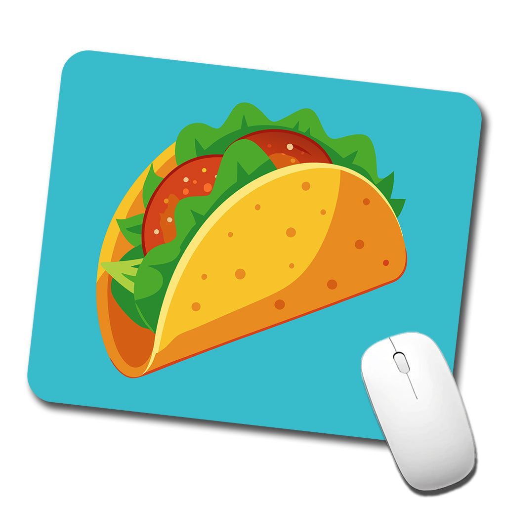 Taco Crispy Mexican Food Low Profile Mouse Pad Mat