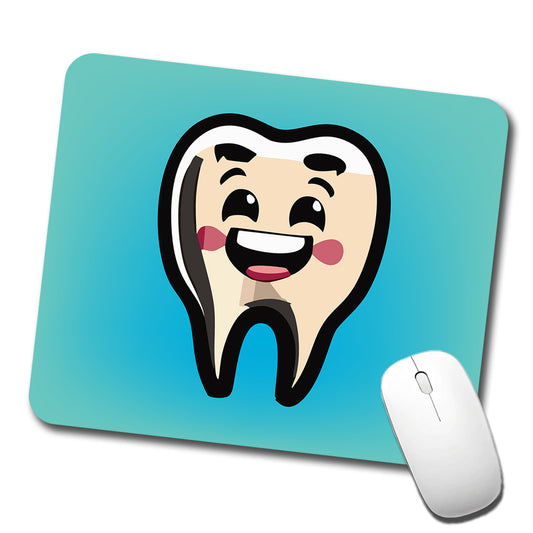 Tooth Happy Dentist Low Profile Mouse Pad Mat