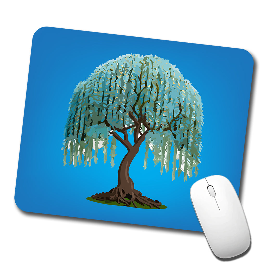 Weeping Willow Tree Low Profile Mouse Pad Mat