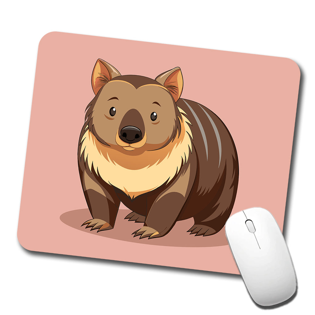 Wombat Australian Animal Cute Low Profile Mouse Pad Mat
