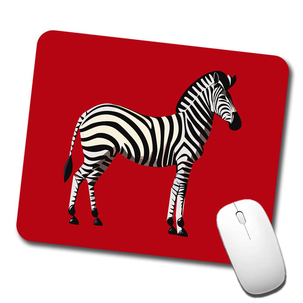Zebra Standing Profile Low Profile Mouse Pad Mat