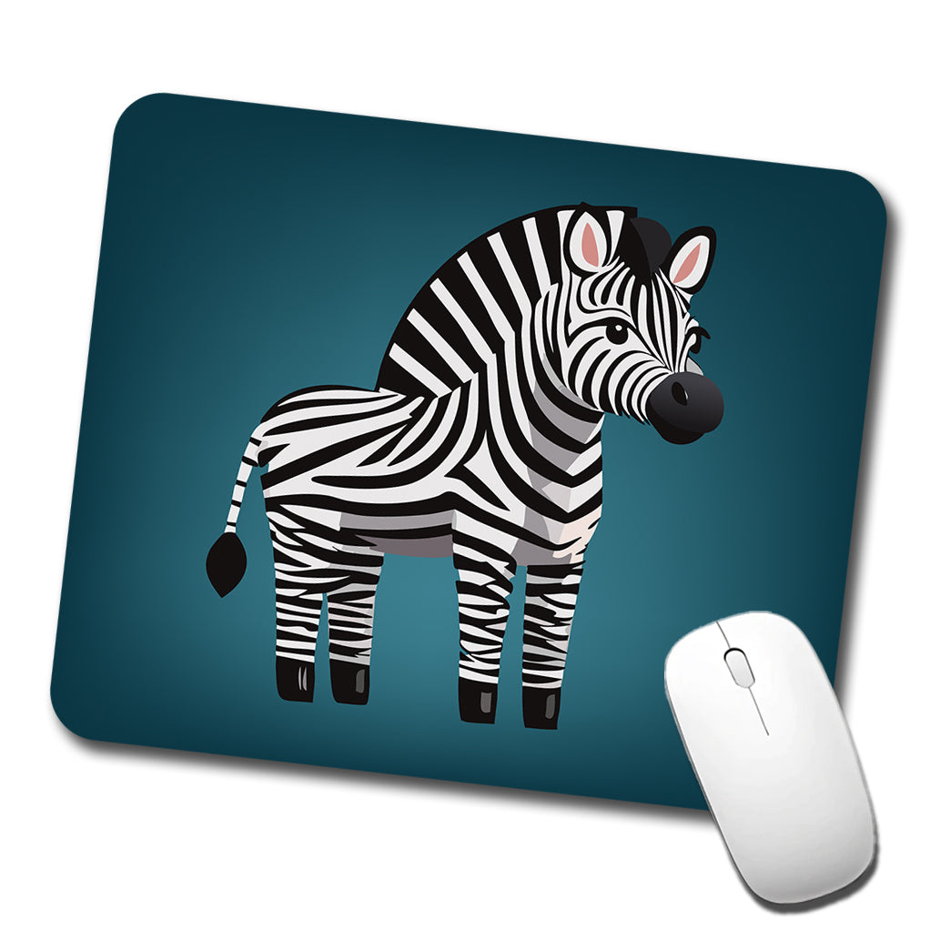 Zebra Standing Low Profile Mouse Pad Mat