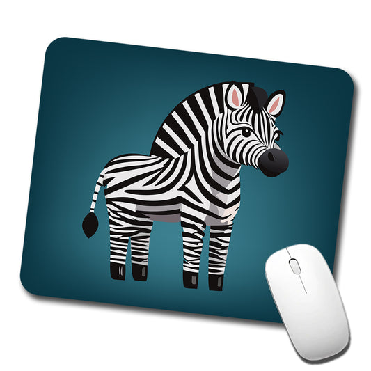 Zebra Standing Low Profile Mouse Pad Mat