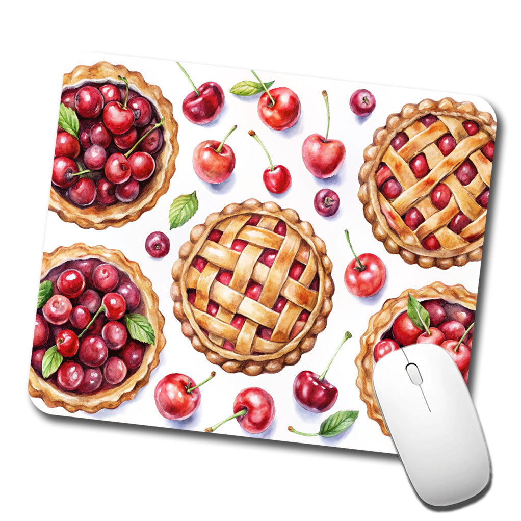 Cherry Pies Bursting Low Profile Mouse Pad Mat
