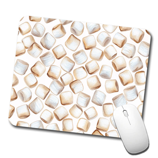 Lots Of White Marshmallows Low Profile Mouse Pad Mat