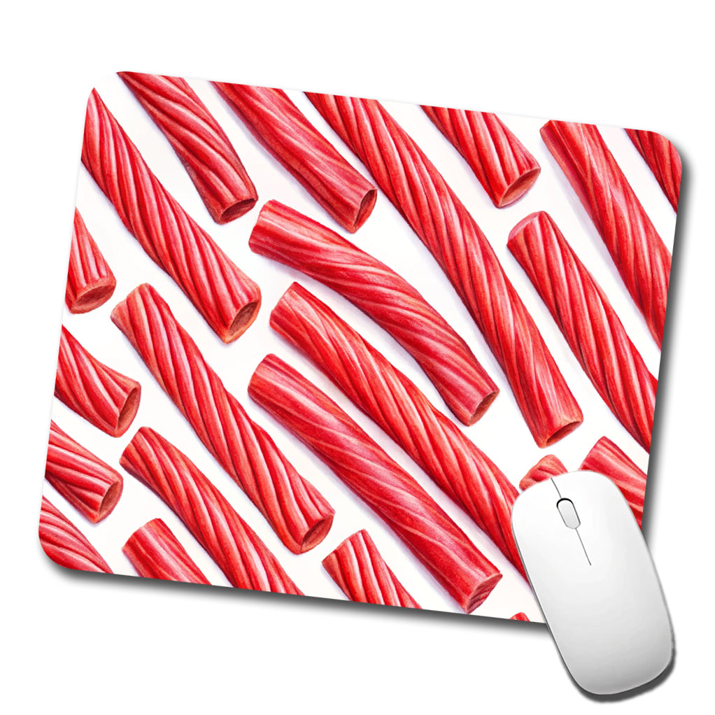 Red Licorice Low Profile Mouse Pad Mat