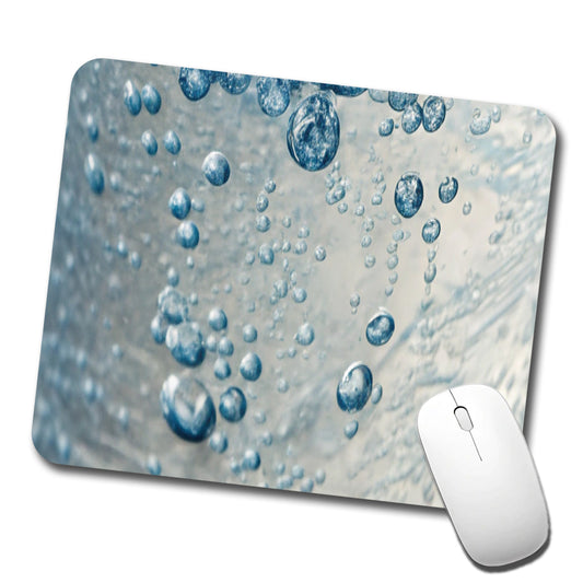 Water Liquid Closeup Funny Low Profile Mouse Pad Mat