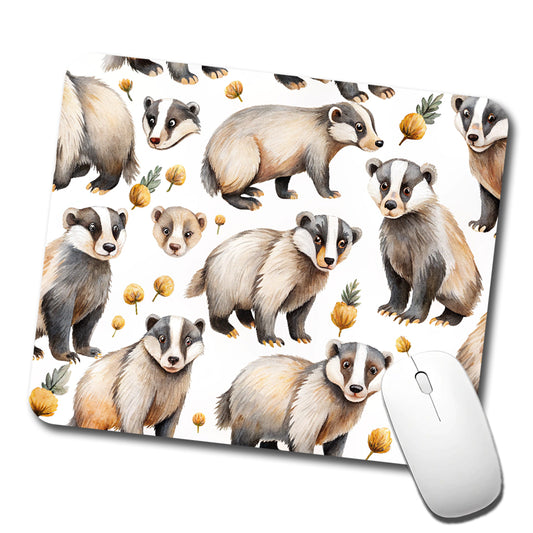 Lots Of Sweet Honey Badgers Low Profile Mouse Pad Mat