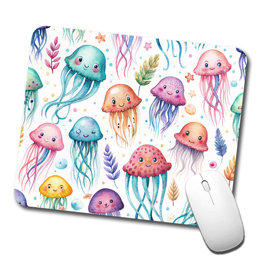 Lots Of Sweet Jellyfish Low Profile Mouse Pad Mat