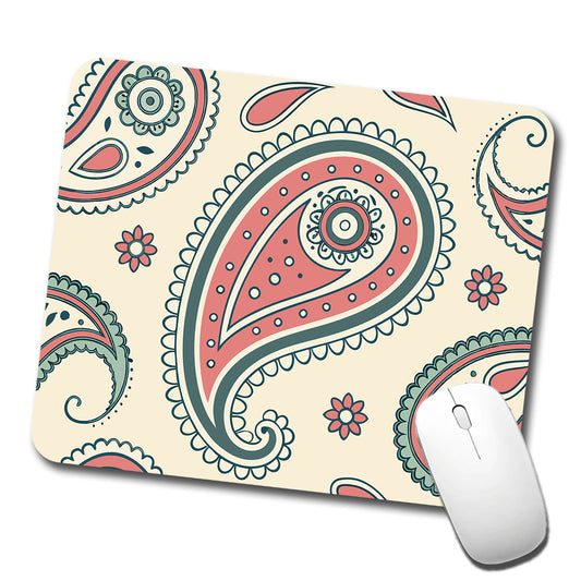 Paisley Pattern Low Profile Mouse Pad Mat