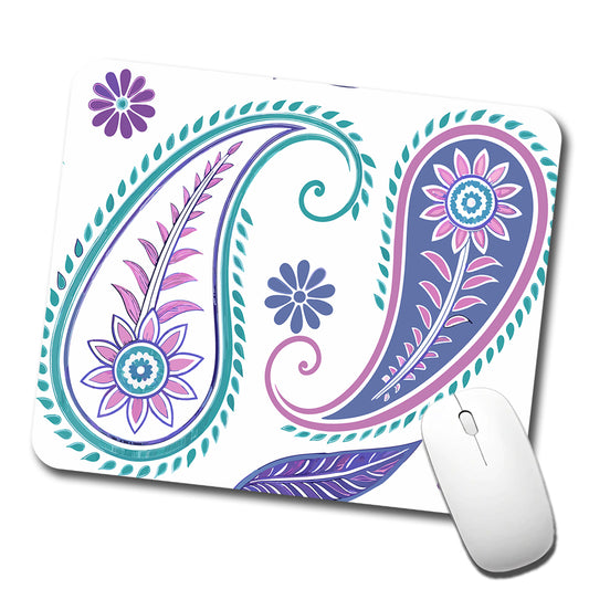 Pretty Paisley Low Profile Mouse Pad Mat