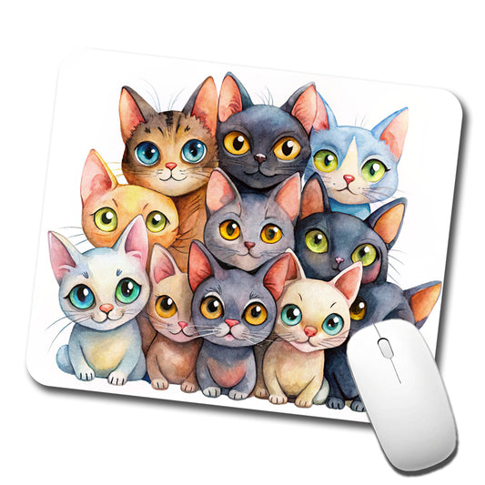 Sweet Bombay Cats Low Profile Mouse Pad Mat