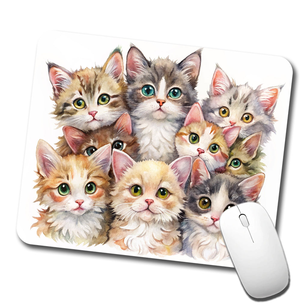 Sweet Laperm Cats Low Profile Mouse Pad Mat
