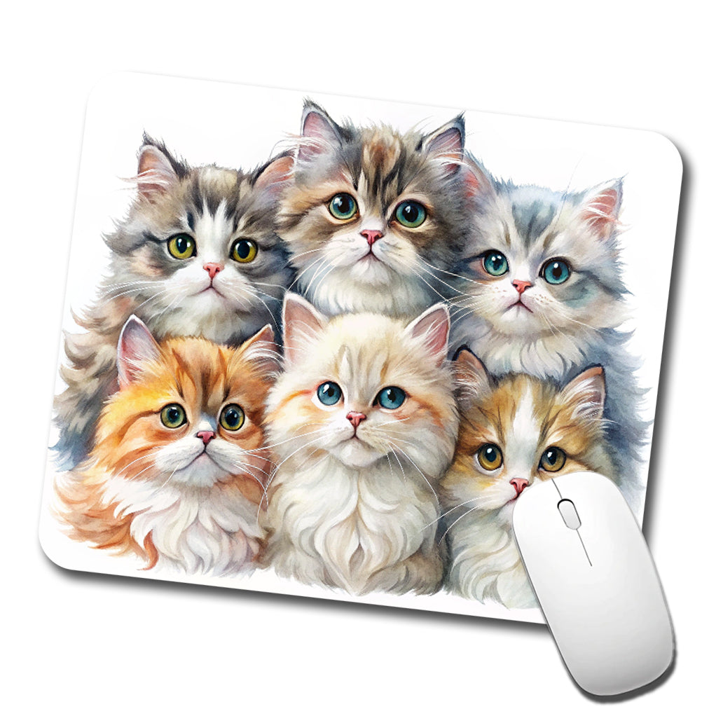 Sweet Persian Cats Low Profile Mouse Pad Mat