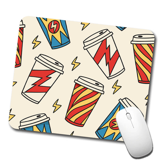 Coffee Cups Dynamic Low Profile Mouse Pad Mat