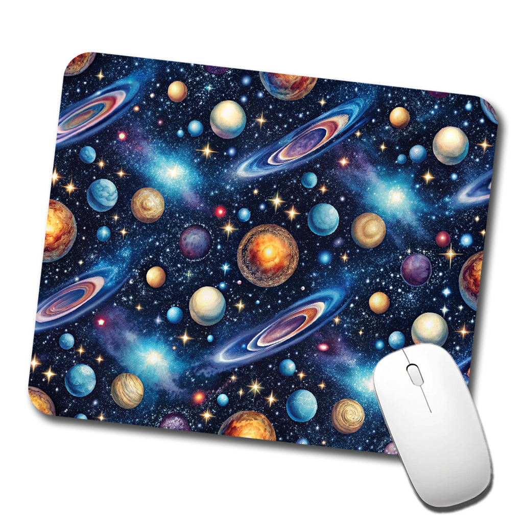 Galaxy Outer Space Astronomy Pattern Low Profile Mouse Pad Mat