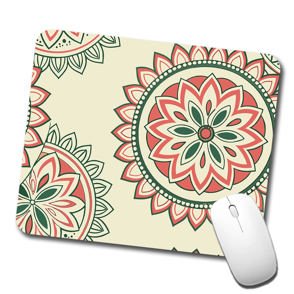Mandala Design Low Profile Mouse Pad Mat