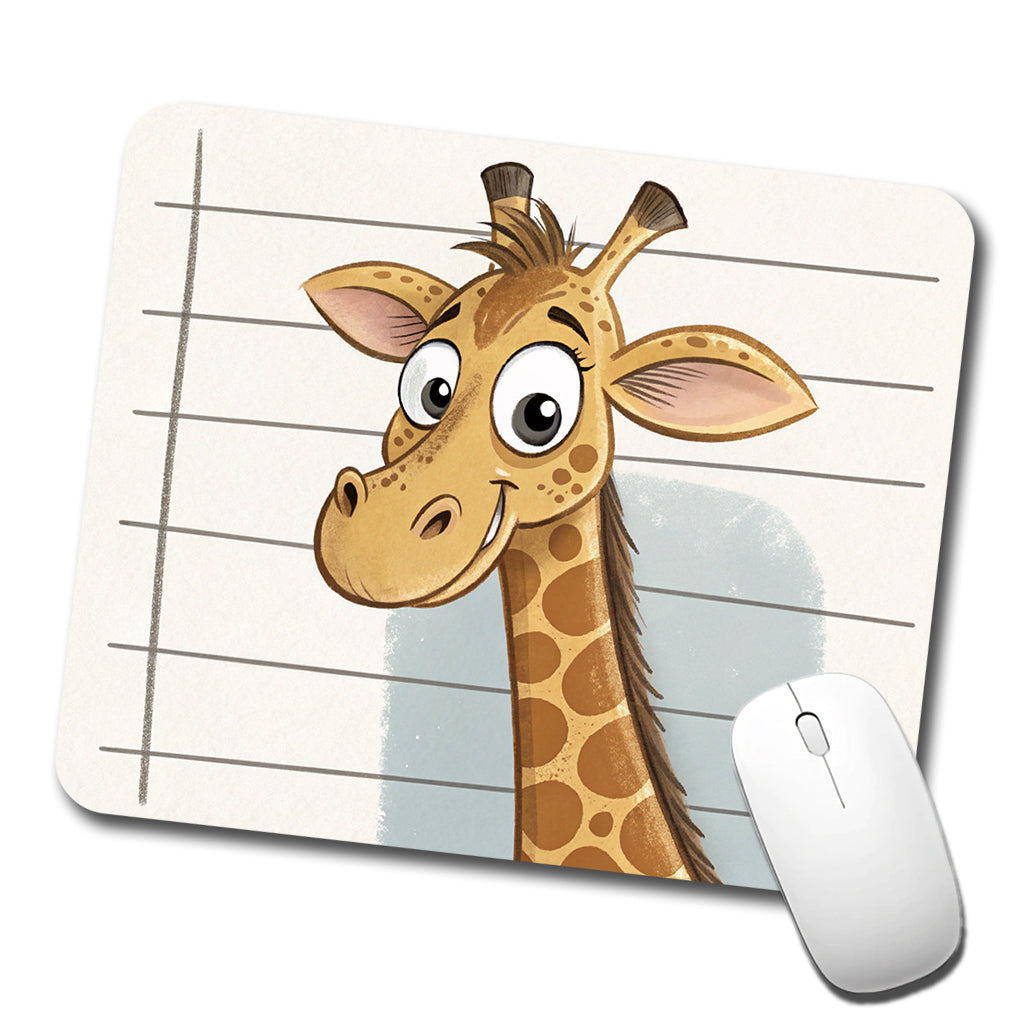 Giraffe Mug Shot Low Profile Mouse Pad Mat