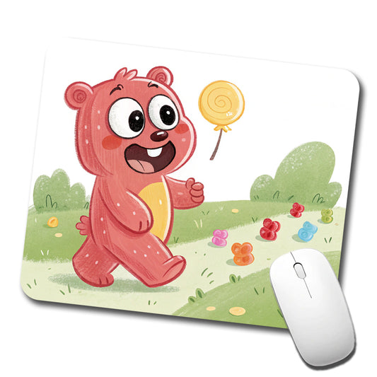 Gummi Bear Walking Low Profile Mouse Pad Mat