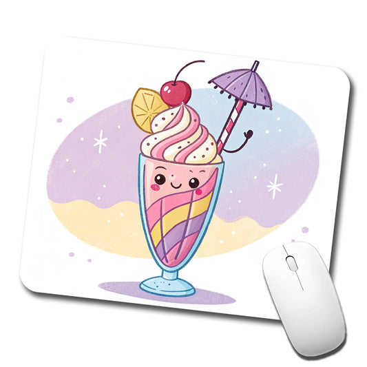 Kawaii Milk Shake Low Profile Mouse Pad Mat