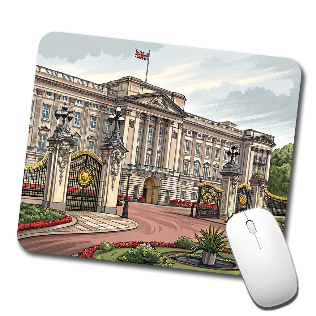 Buckingham Palace London England Great Britain Low Profile Mouse Pad Mat