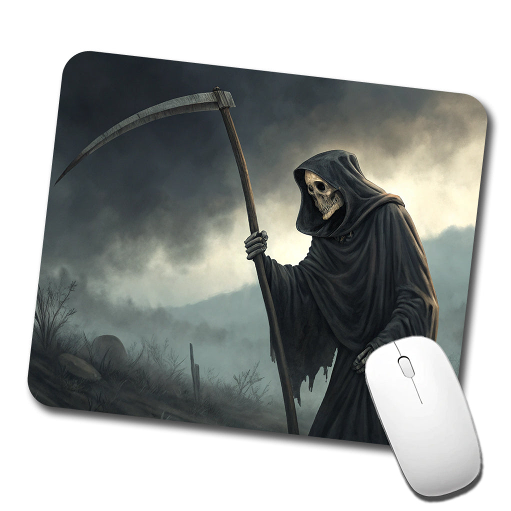 Grim Reaper Death Halloween Low Profile Mouse Pad Mat