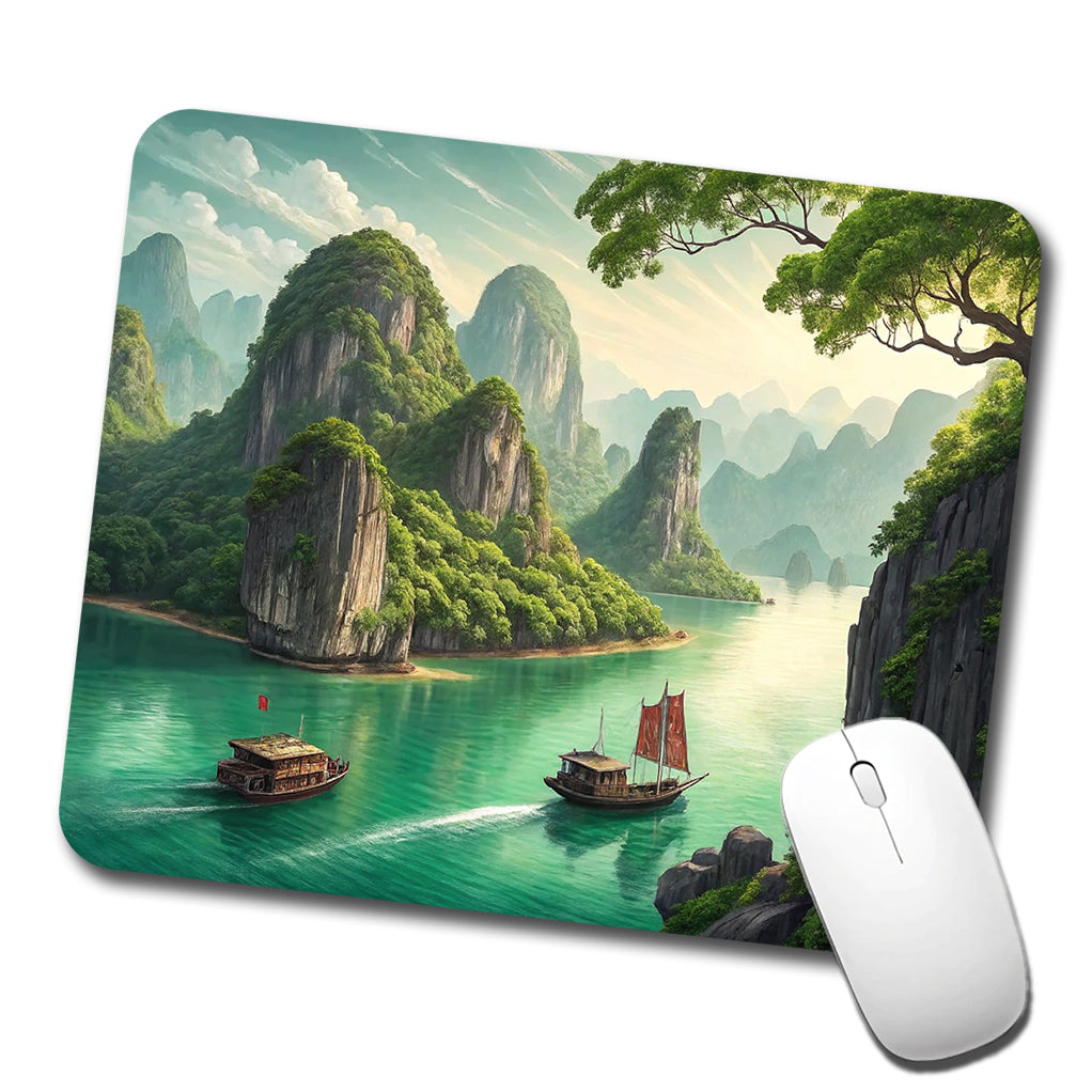 Ha Long Bay Vietnam Low Profile Mouse Pad Mat