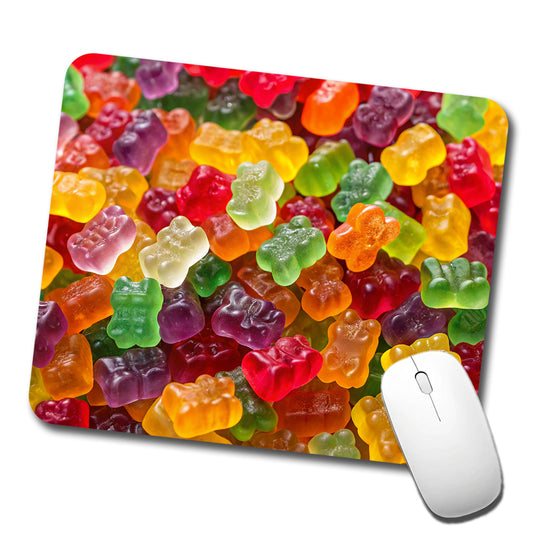 Lots of Gummi Bears Low Profile Mouse Pad Mat