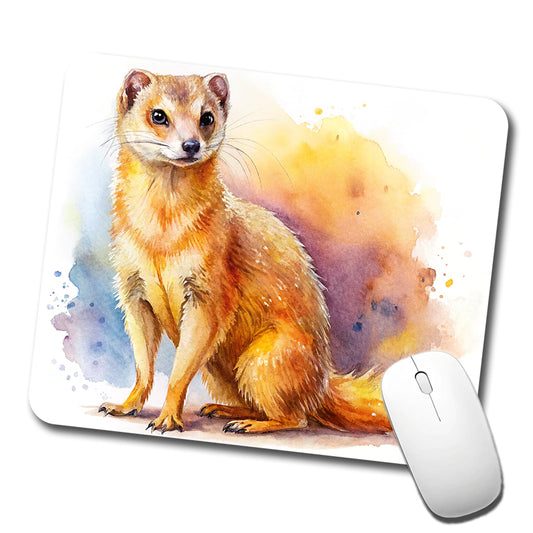 Mongoose Watercolor Low Profile Mouse Pad Mat