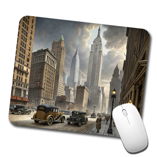 New York City in the 1900's Low Profile Mouse Pad Mat