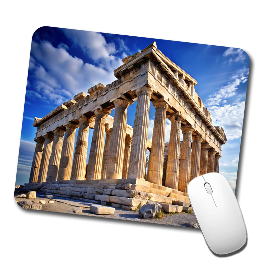 Parthenon Temple Athens Greece Greek Low Profile Mouse Pad Mat