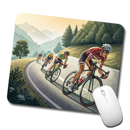 Road Bicycle Bike Racing Low Profile Mouse Pad Mat