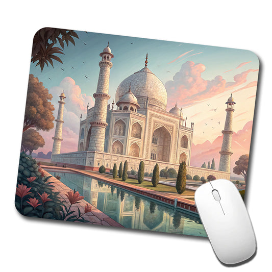 Taj Mahal India Low Profile Mouse Pad Mat