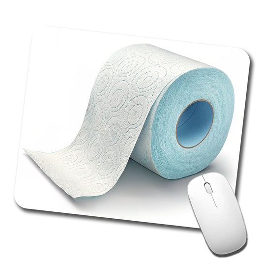 Toilet Paper Roll Low Profile Mouse Pad Mat